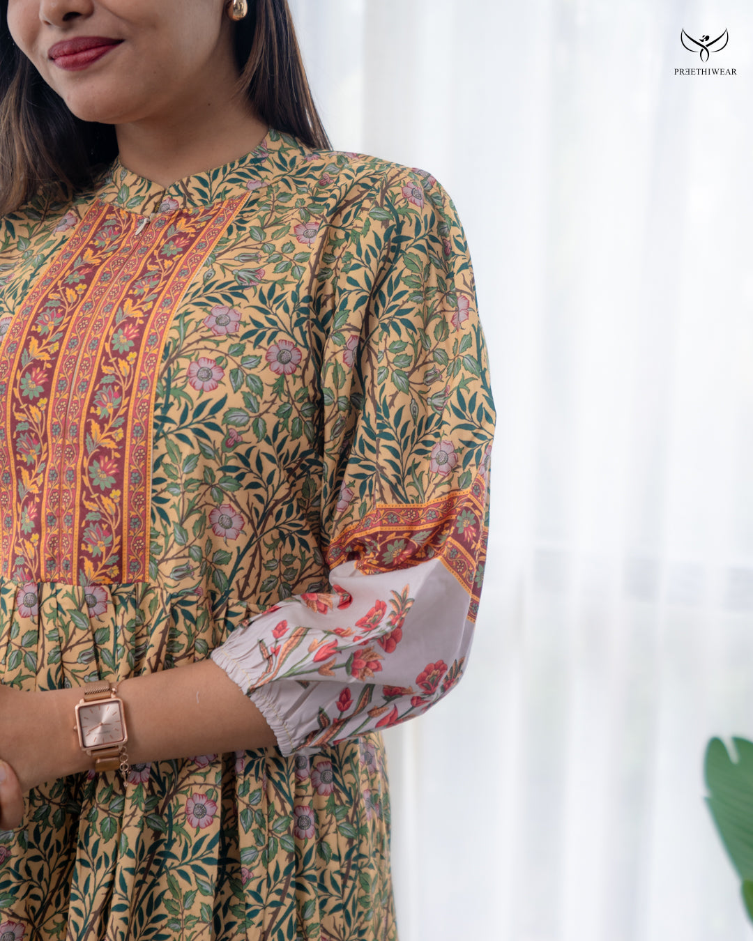Rijina Maternity Dress with center Zip