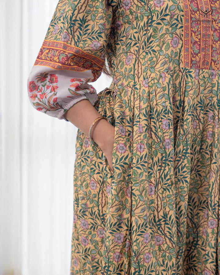 Rijina Maternity Dress with center Zip