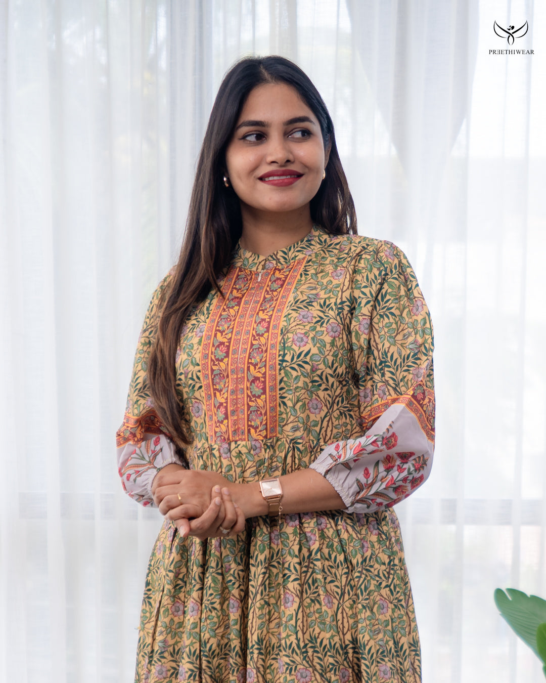 Rijina Maternity Dress with center Zip