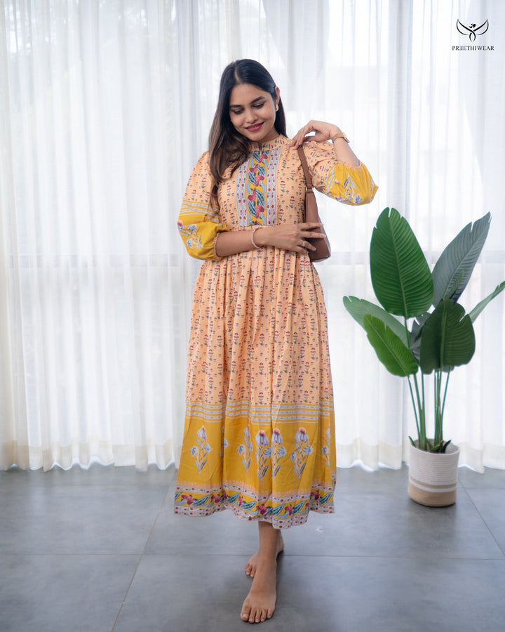 Nivira  Maternity Dress with center Zip