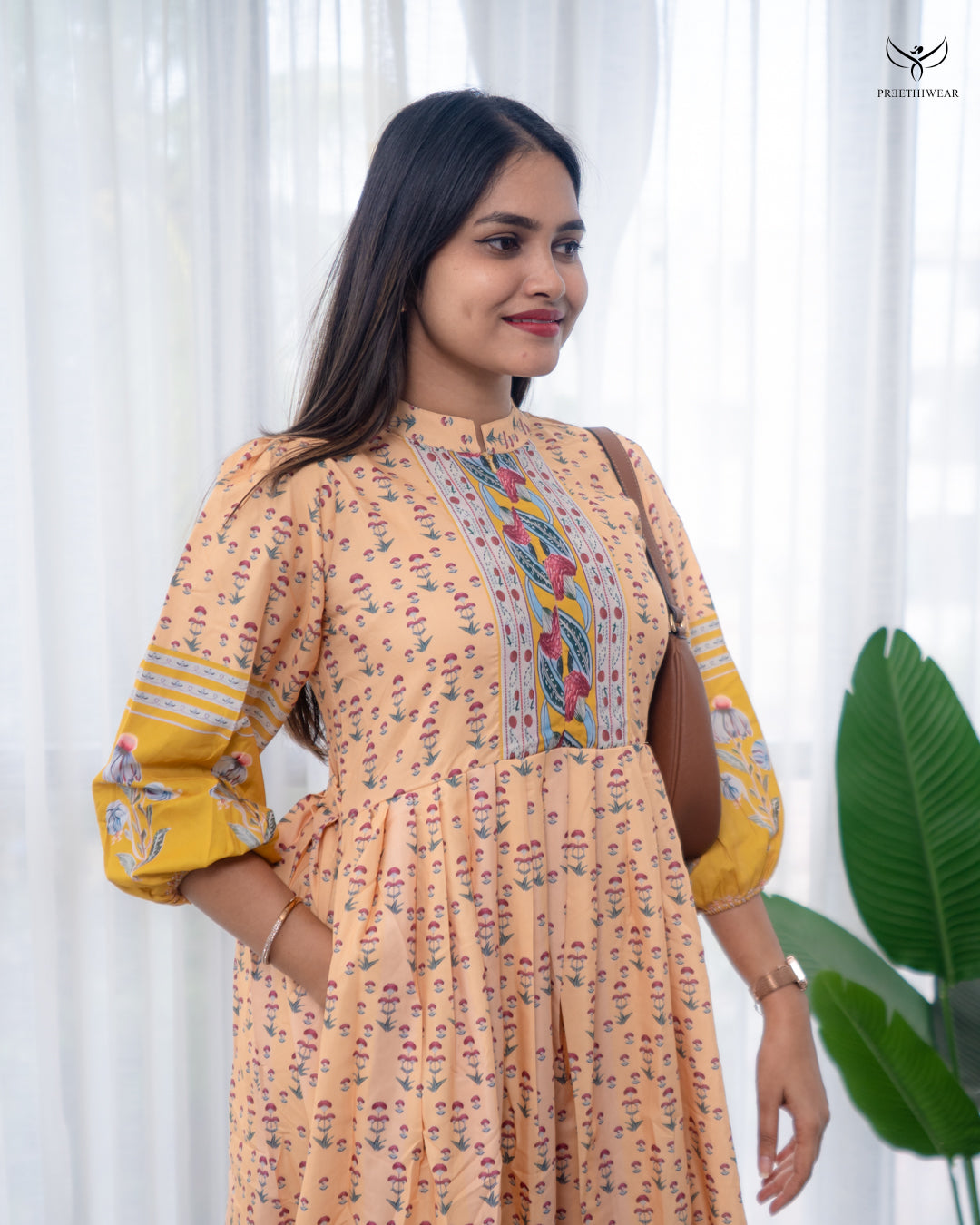 Nivira  Maternity Dress with center Zip