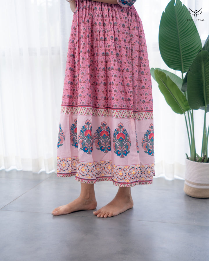 Tanvika  Maternity Dress with center Zip