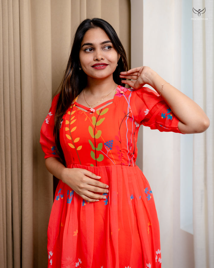 Kritvi Maternity Dress (PREORDER-OCT01)