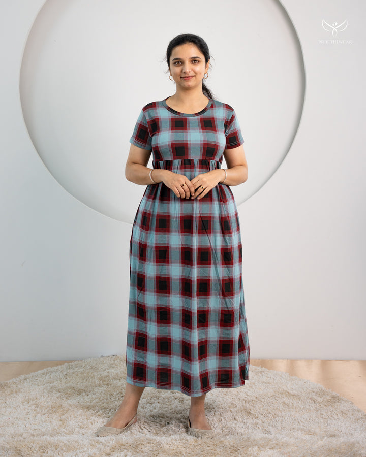 Mounika SoftCotton Full Length  Maxi Loungewear