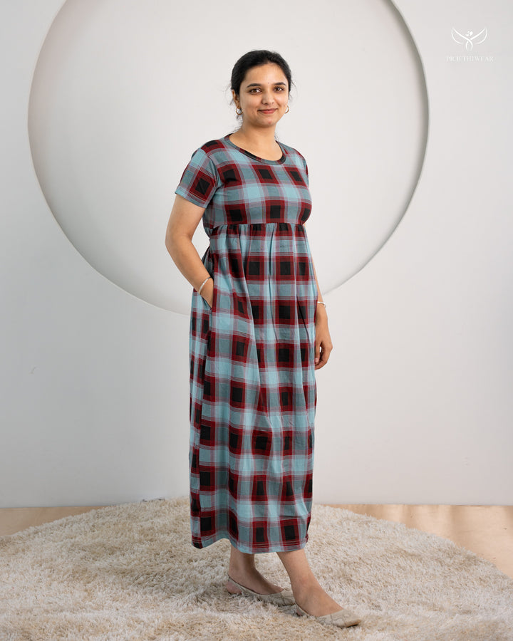 Mounika SoftCotton Full Length  Maxi Loungewear