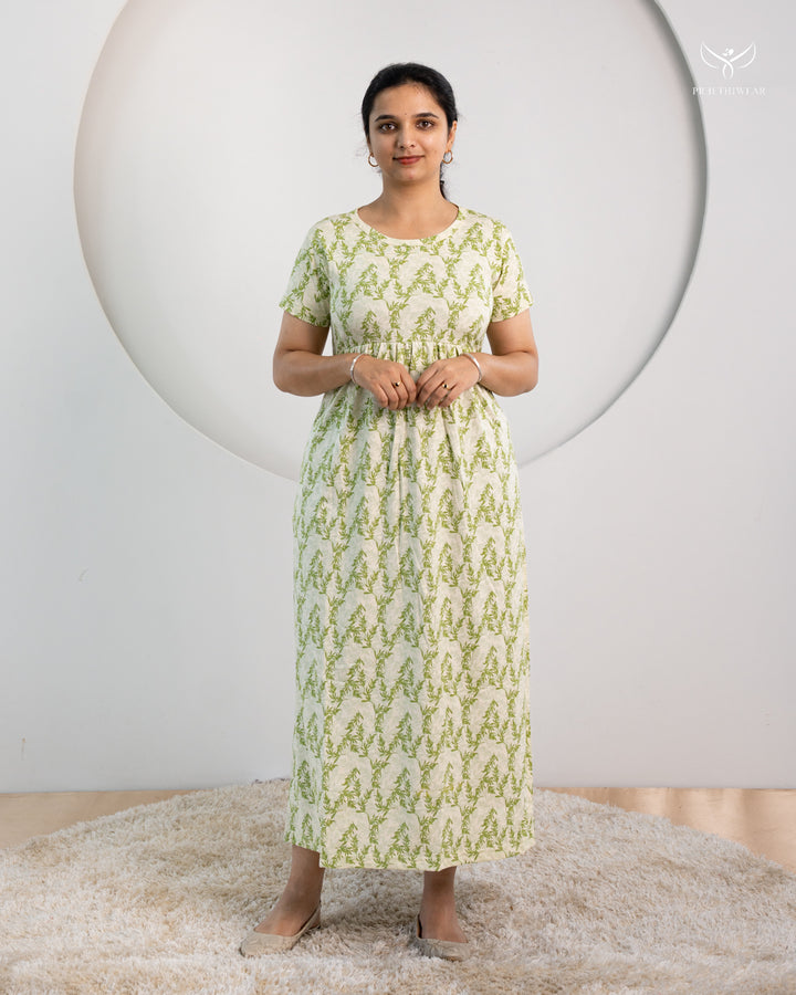 Sahithi  SoftCotton Full Length  Maxi Loungewear