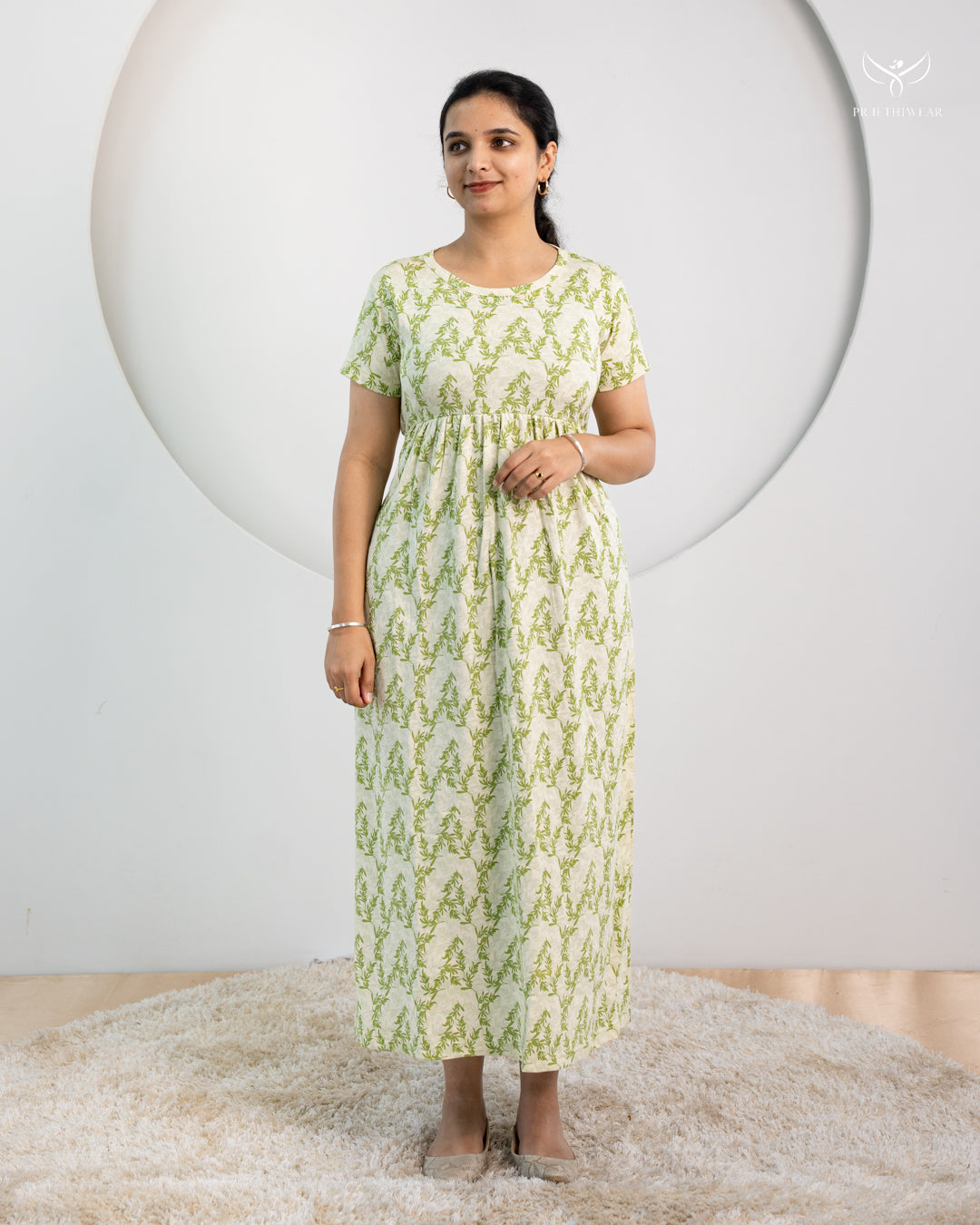 Sahithi  SoftCotton Full Length  Maxi Loungewear