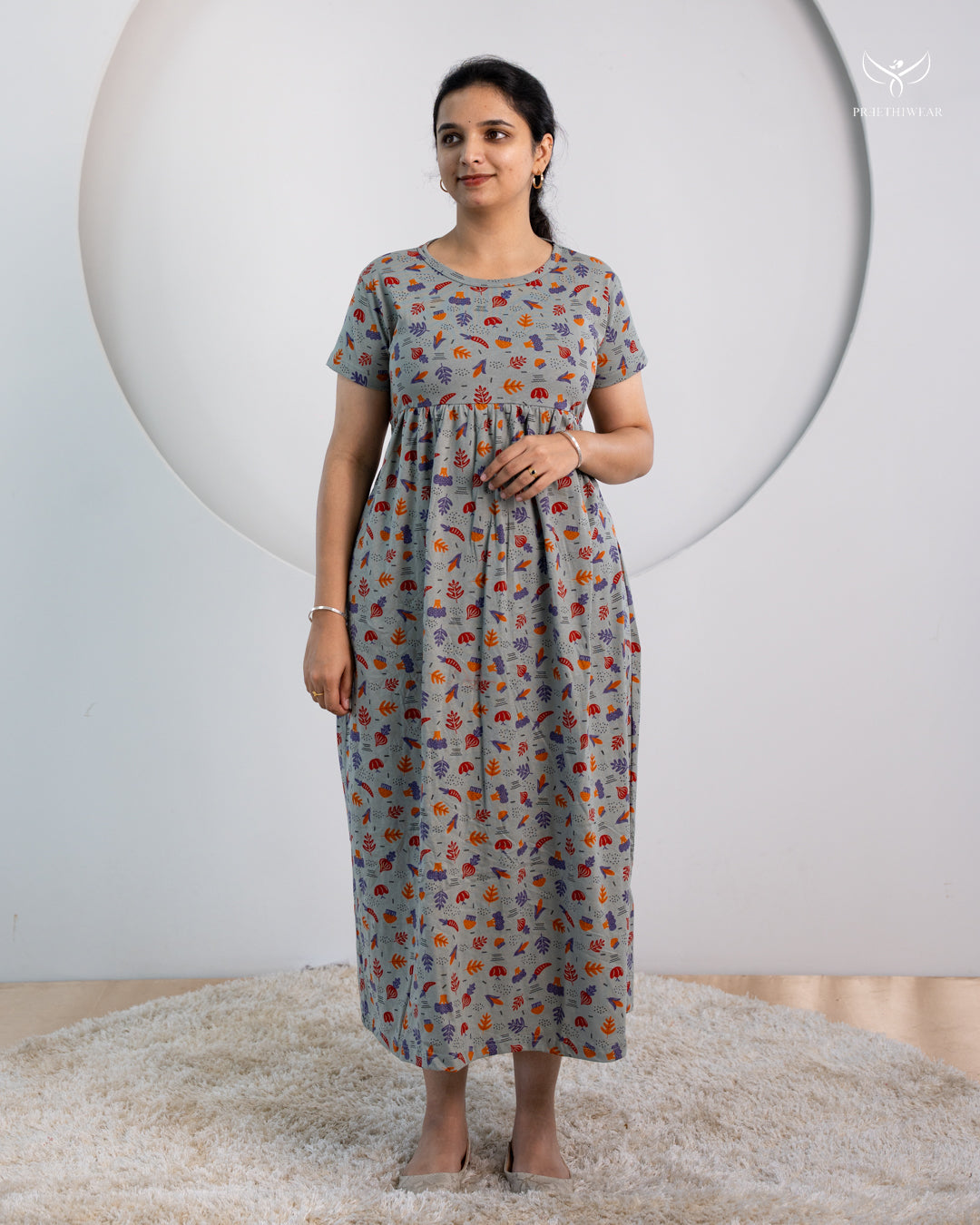 Prabha ThickCotton Full Length  Maxi Loungewear