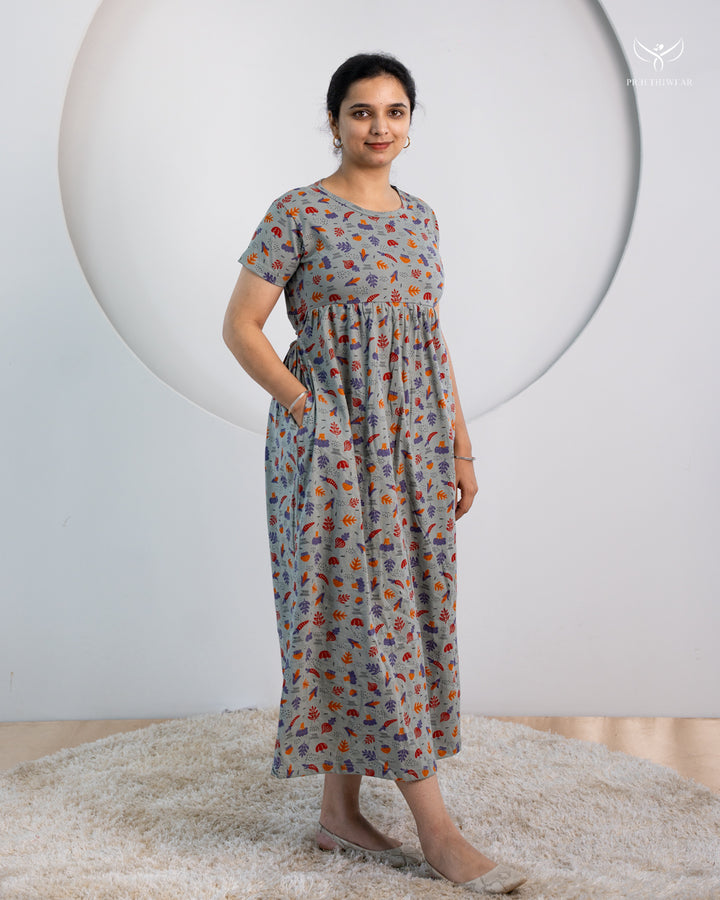 Prabha ThickCotton Full Length  Maxi Loungewear