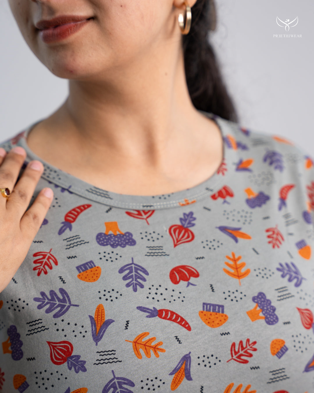 Prabha ThickCotton Full Length  Maxi Loungewear