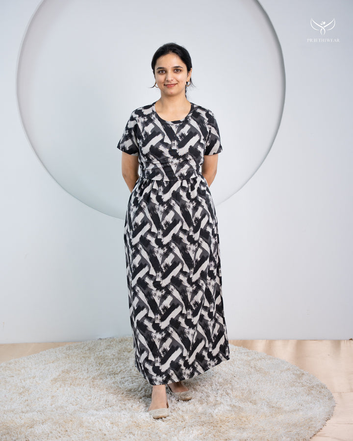 Guga Thick Cotton Full Length Maternity Loungewear