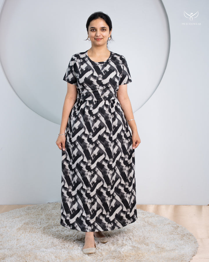 Guga Thick Cotton Full Length Maternity Loungewear
