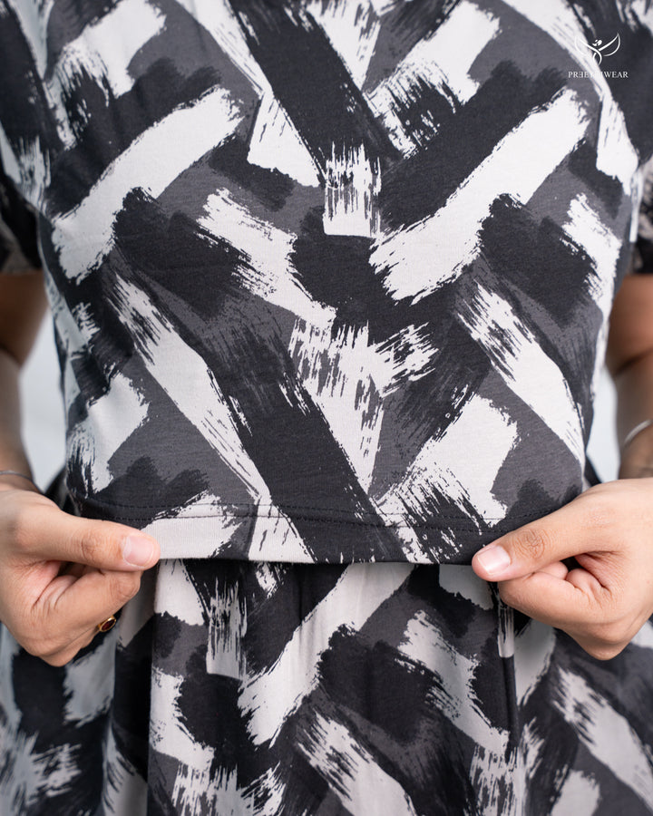 Guga Thick Cotton Full Length Maternity Loungewear