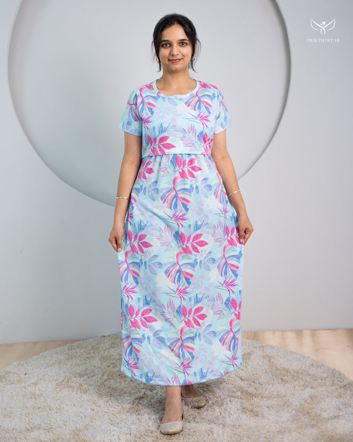 Venu1 SoftCotton Full Length Maternity Loungewear