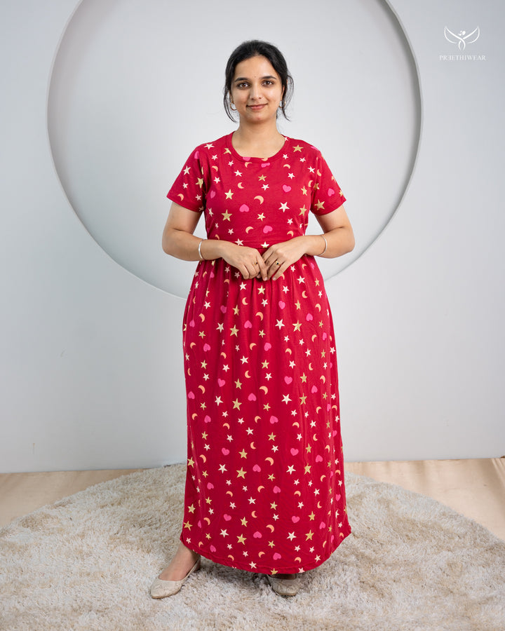 Srinu SoftCotton Full Length Maternity Loungewear