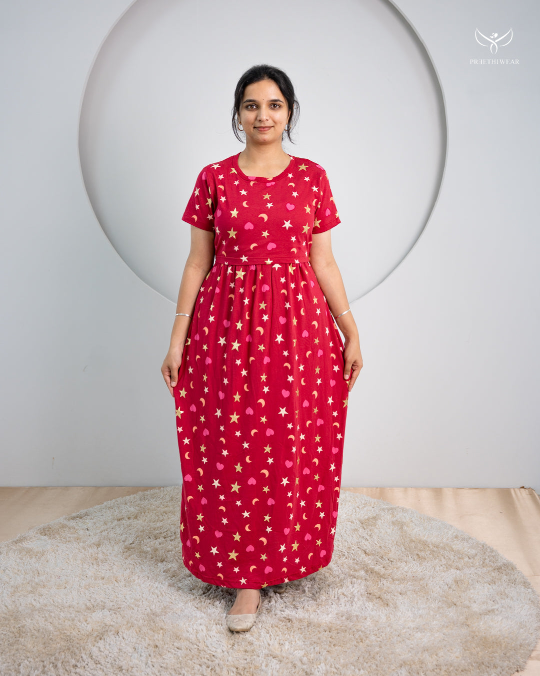 Srinu SoftCotton Full Length Maternity Loungewear