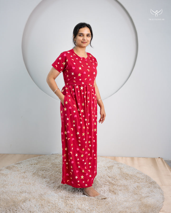 Srinu SoftCotton Full Length Maternity Loungewear