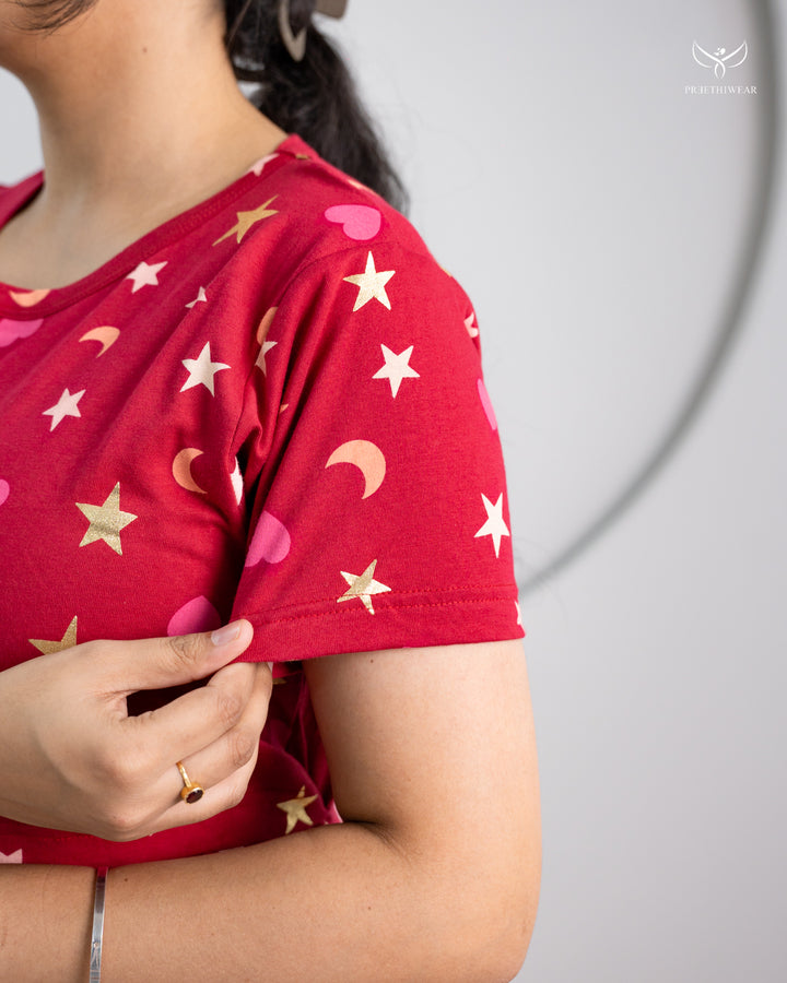 Srinu SoftCotton Full Length Maternity Loungewear