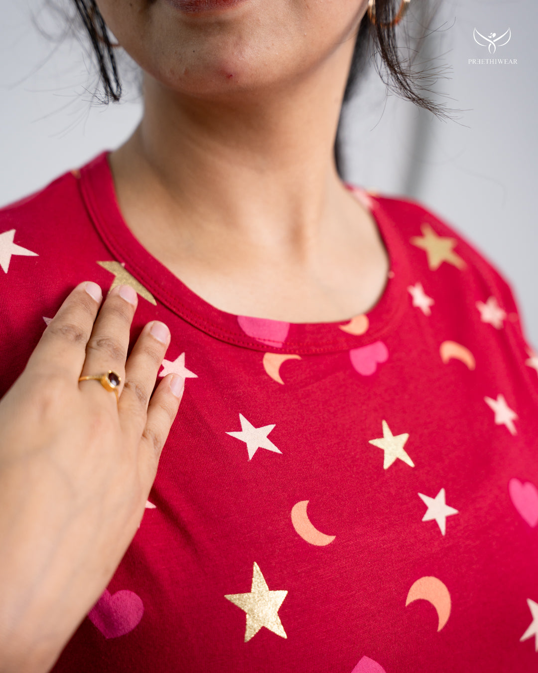 Srinu SoftCotton Full Length Maternity Loungewear