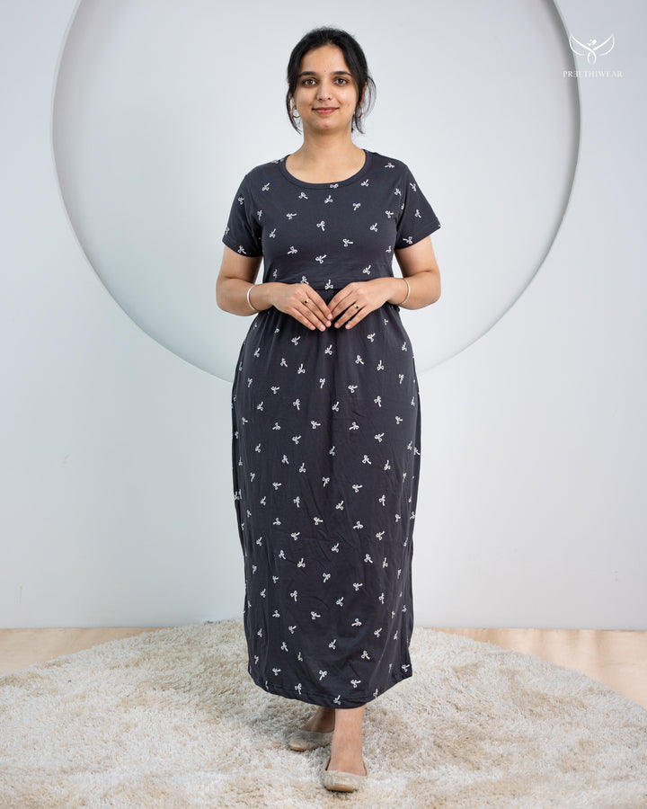 Vimala SoftCotton Full Length Maternity Loungewear