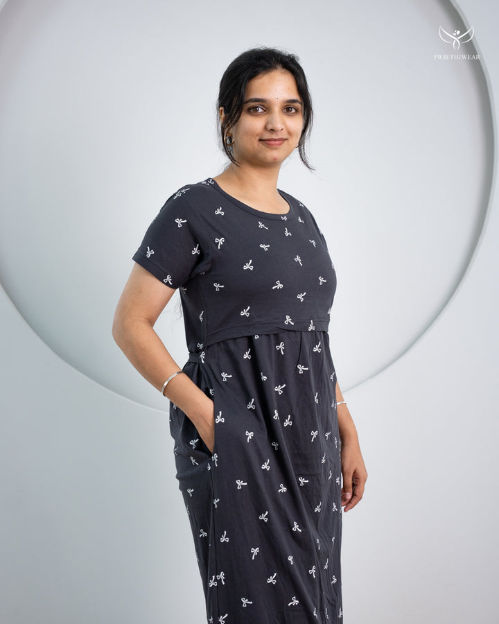 Vimala SoftCotton Full Length Maternity Loungewear