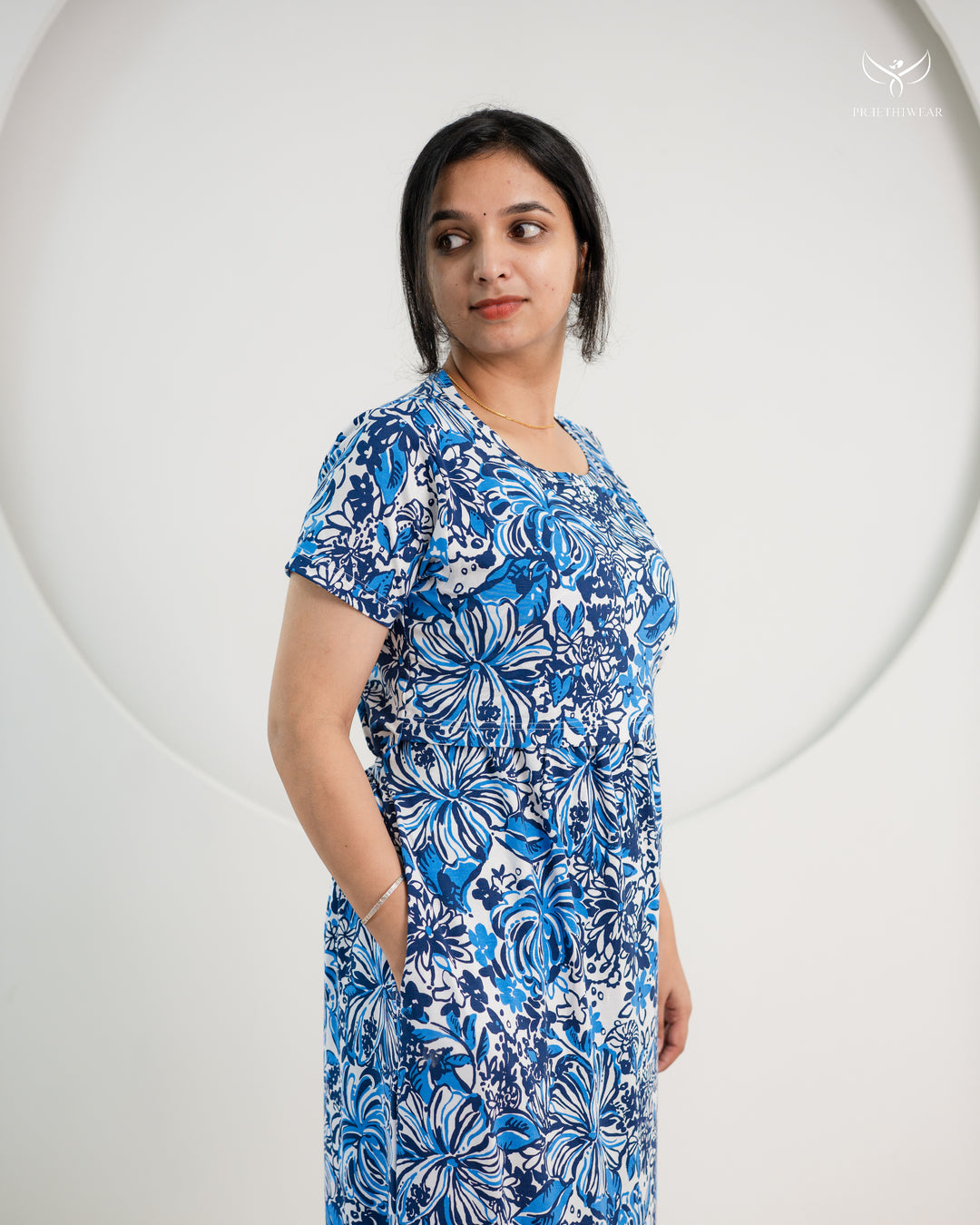 Farida1 SoftCotton Full Length Maternity Loungewear