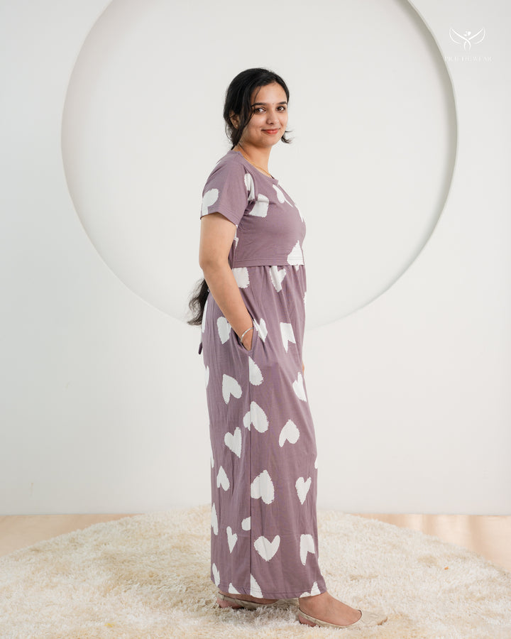 Anvika SoftCotton Full Length Maternity Loungewear
