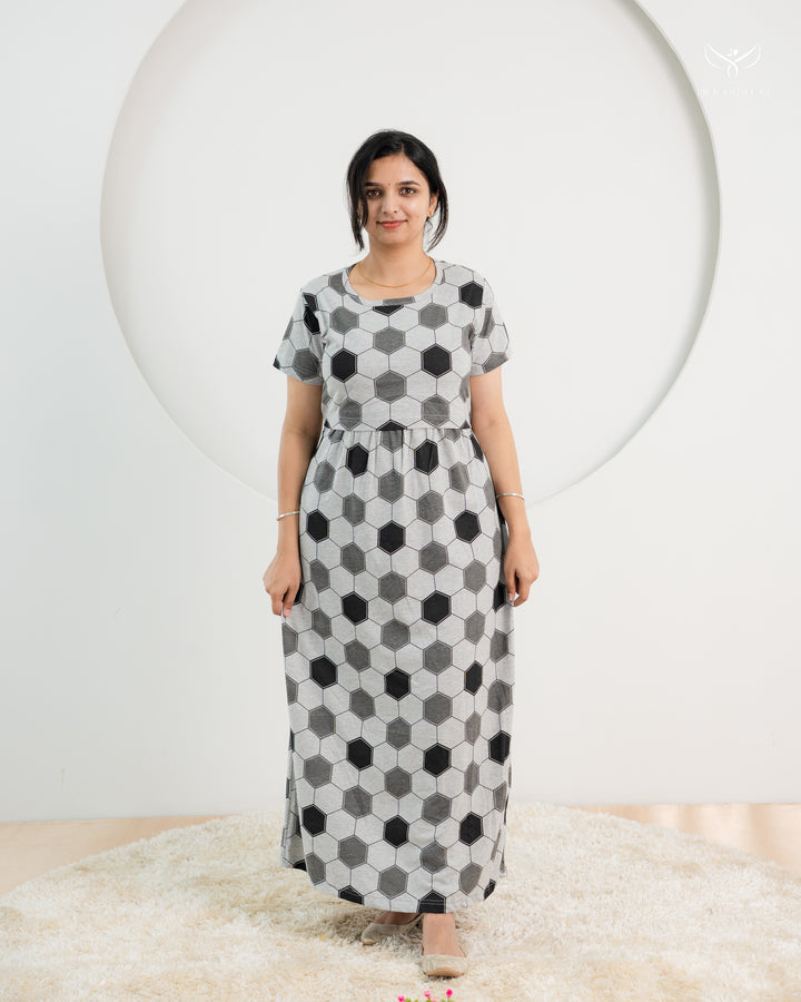 Messi SoftCotton Full Length Maternity Loungewear