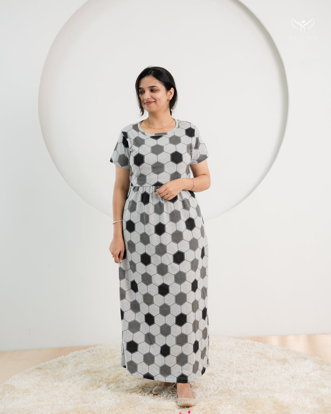 Messi SoftCotton Full Length Maternity Loungewear
