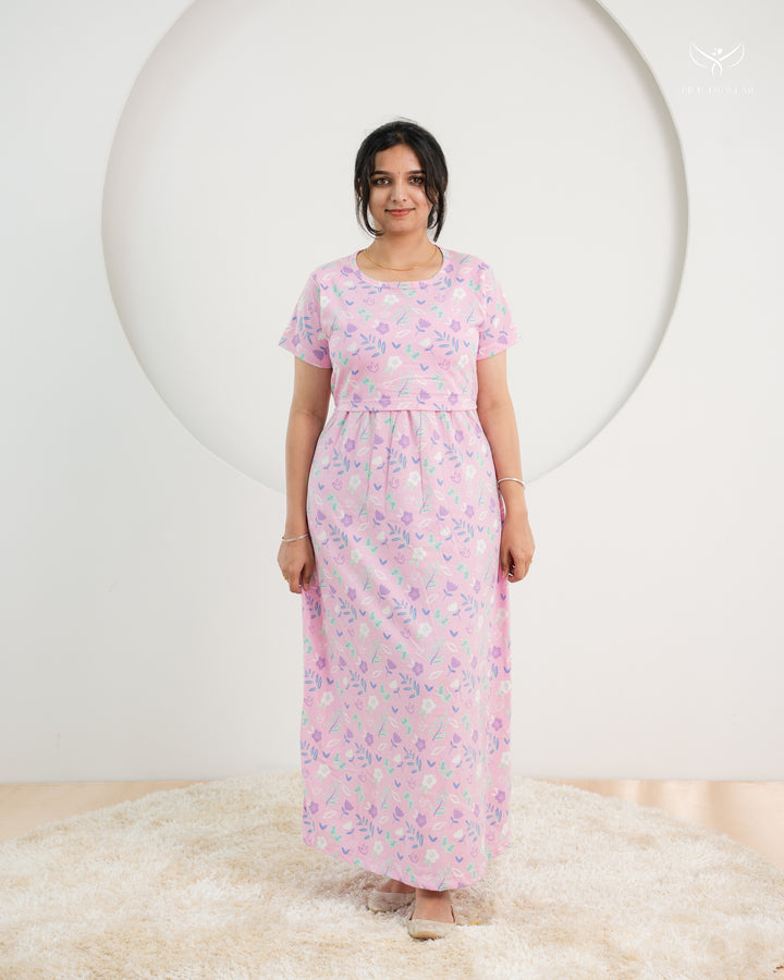 Roofina SoftCotton Full Length Maternity Loungewear