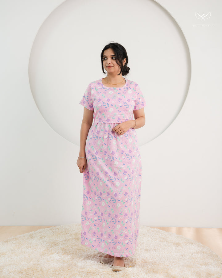Roofina SoftCotton Full Length Maternity Loungewear