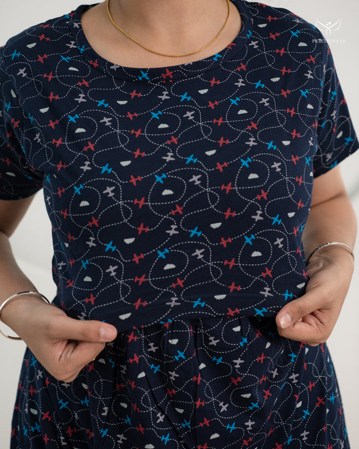 Maya SoftCotton Full Length Maternity Loungewear