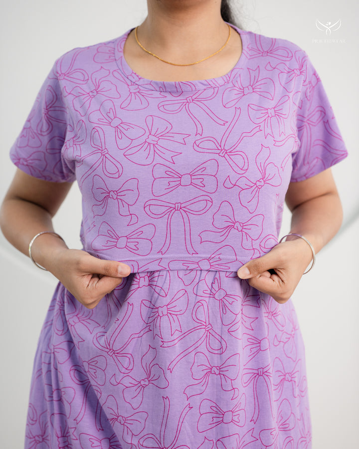 Reshma2 SoftCotton Full Length Maternity Loungewear