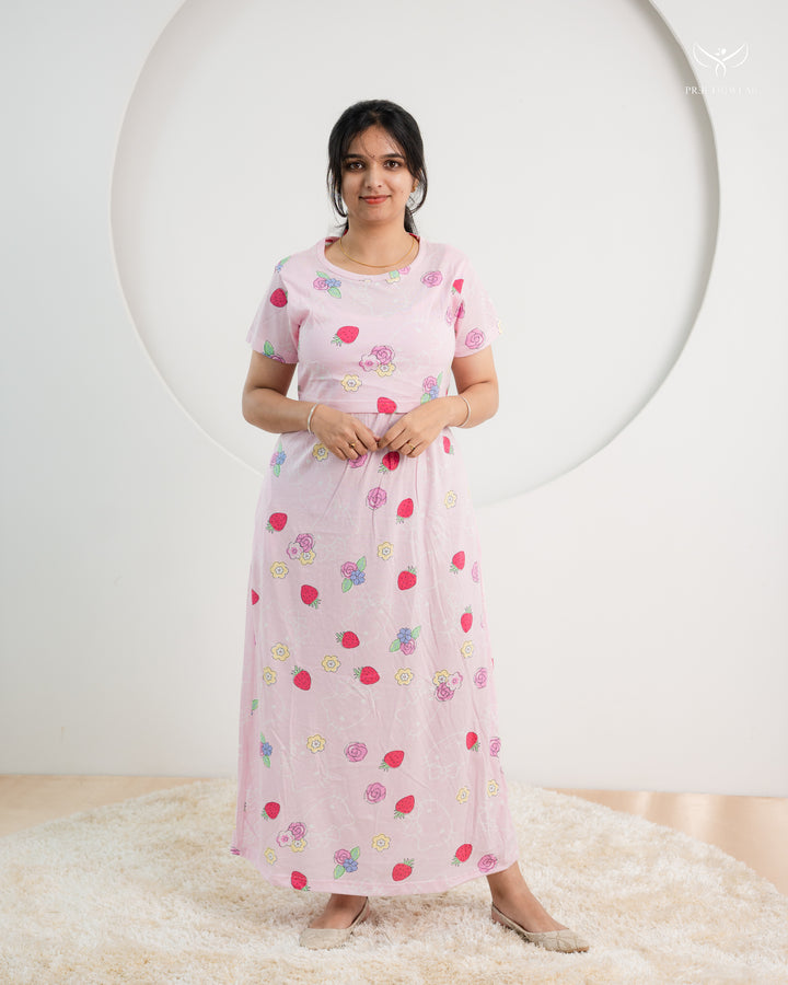 Medha SoftCotton Full Length Maternity Loungewear