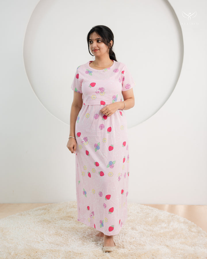 Medha SoftCotton Full Length Maternity Loungewear