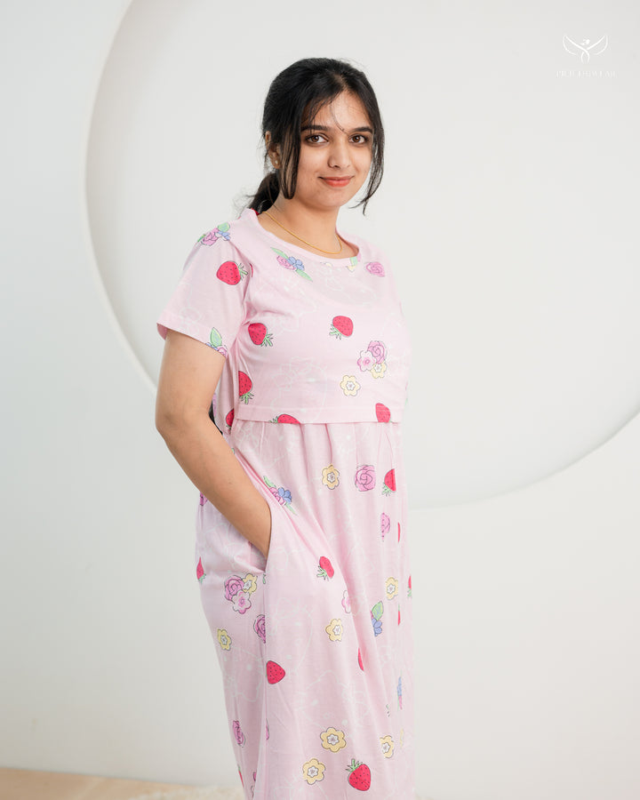 Medha SoftCotton Full Length Maternity Loungewear