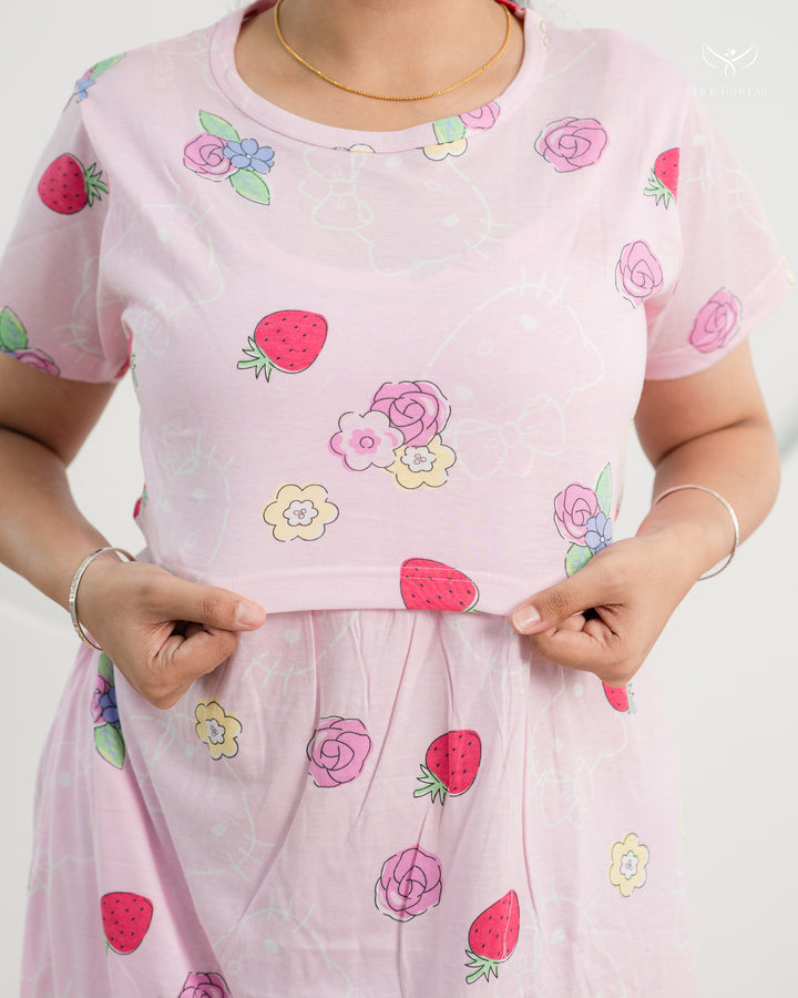 Medha SoftCotton Full Length Maternity Loungewear