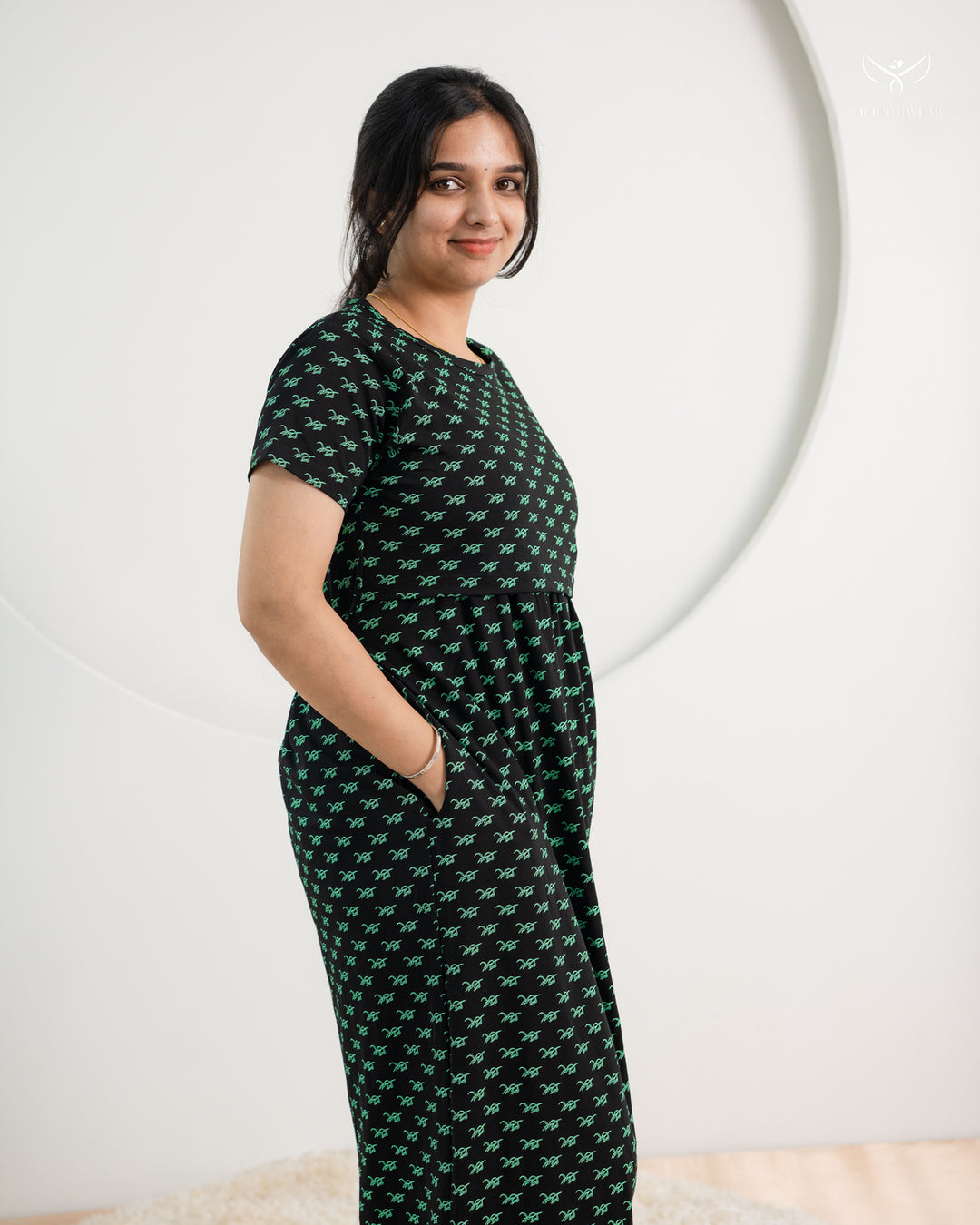 Merlin  SoftCotton Full Length Maternity Loungewear