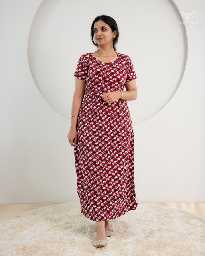 Bina2 SoftCotton Full Length Maternity Loungewear