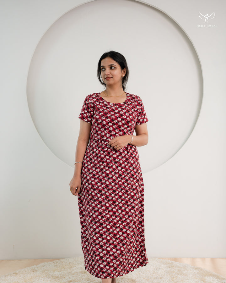 Bina2 SoftCotton Full Length Maternity Loungewear