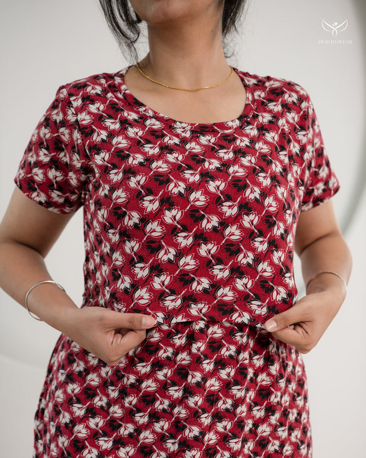 Bina2 SoftCotton Full Length Maternity Loungewear
