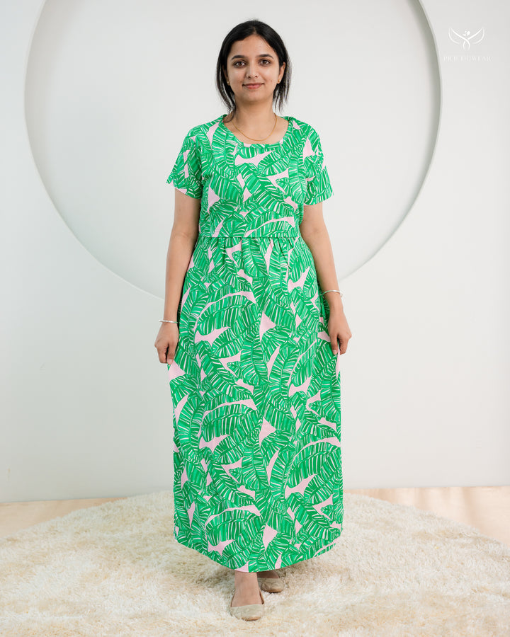Sindhu2 SoftCotton Full Length Maternity Loungewear