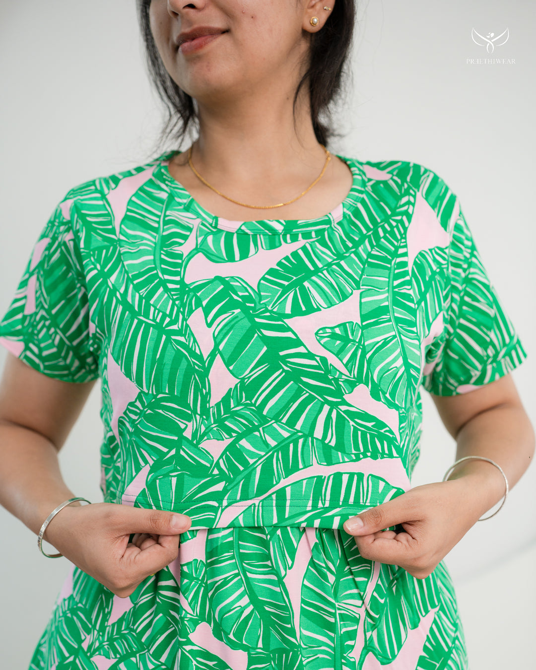 Sindhu2 SoftCotton Full Length Maternity Loungewear