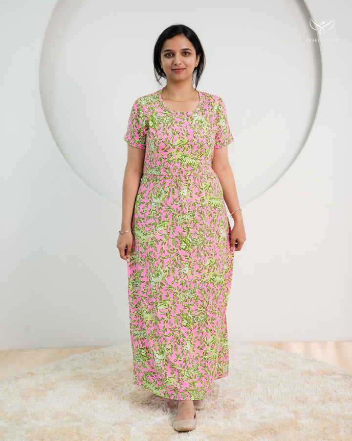 Mirza SoftCotton Full Length Maternity Loungewear