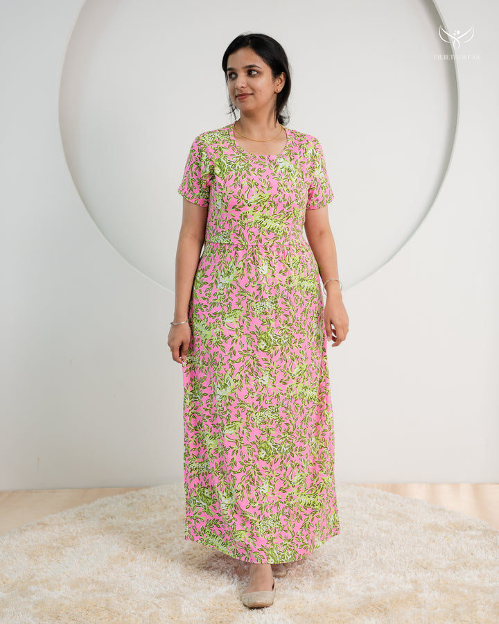 Mirza SoftCotton Full Length Maternity Loungewear