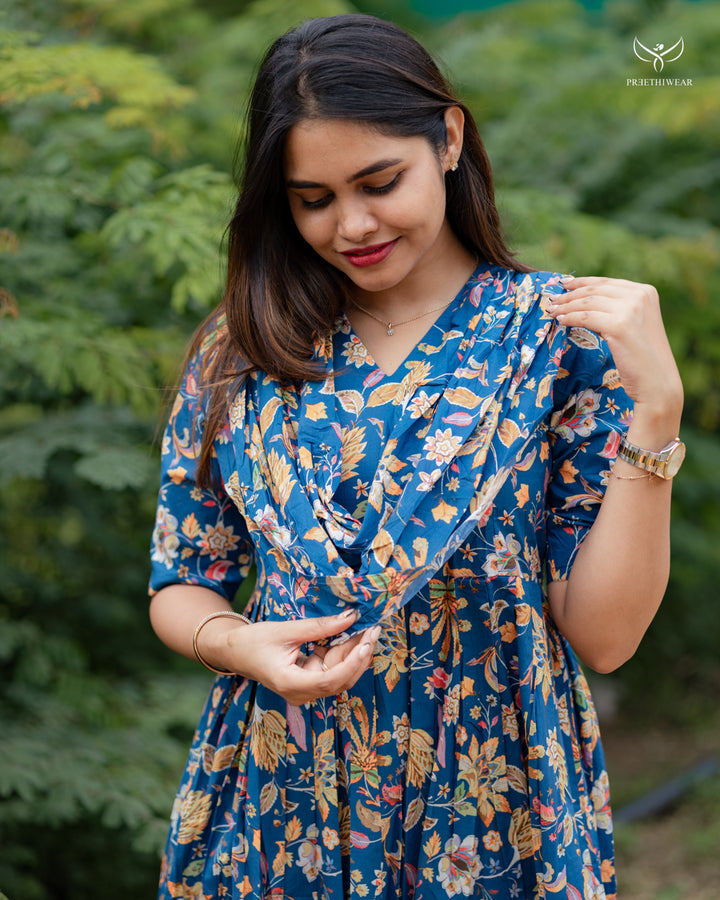 Prena Maternity Dress with center Zip
