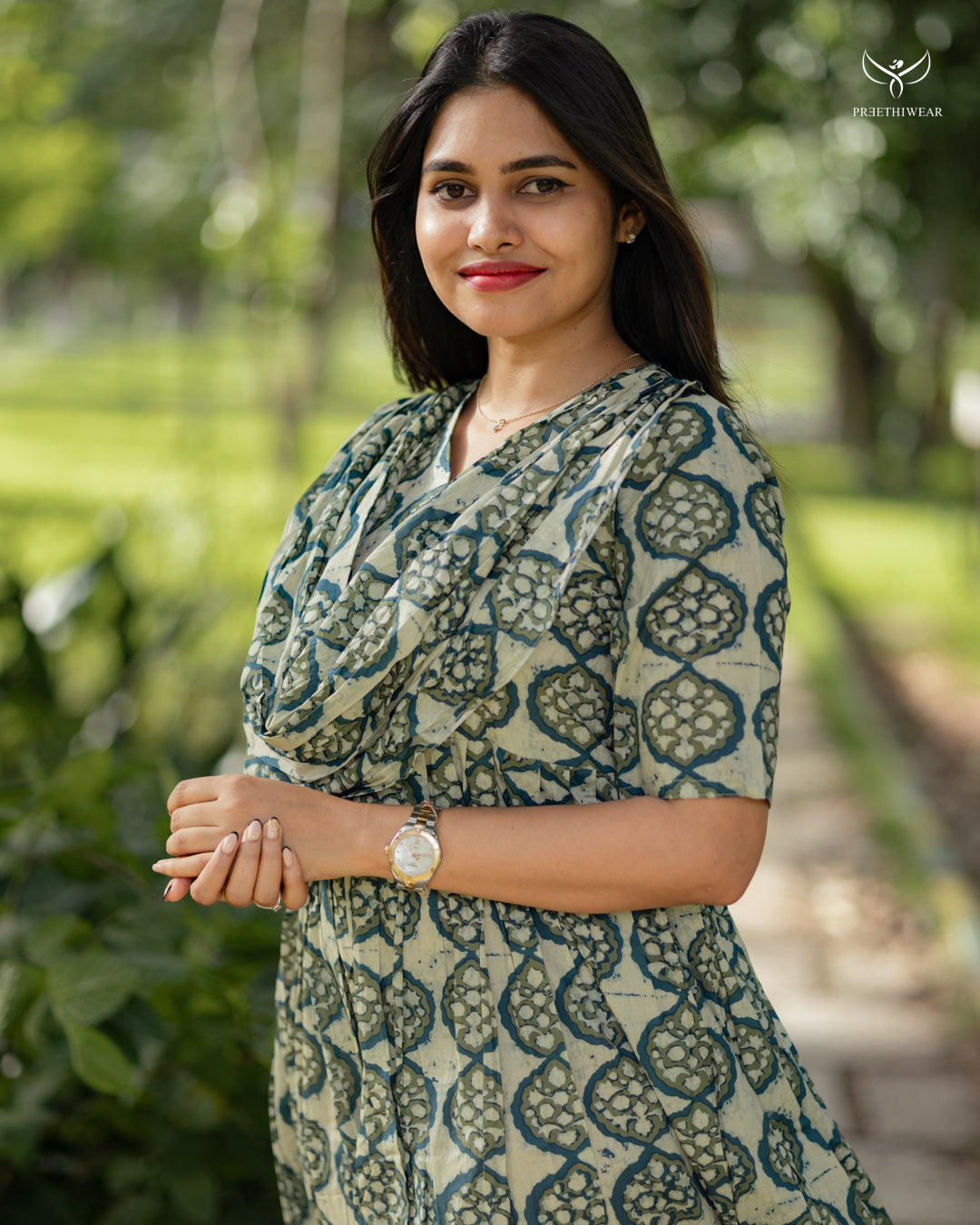 Alphy Maternity Dress with center Zip