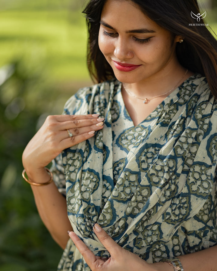 Alphy Maternity Dress with center Zip