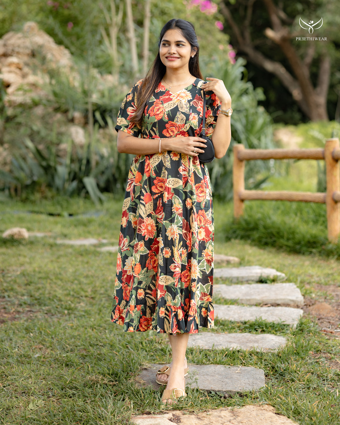 Kiruba3 Maternity Dress