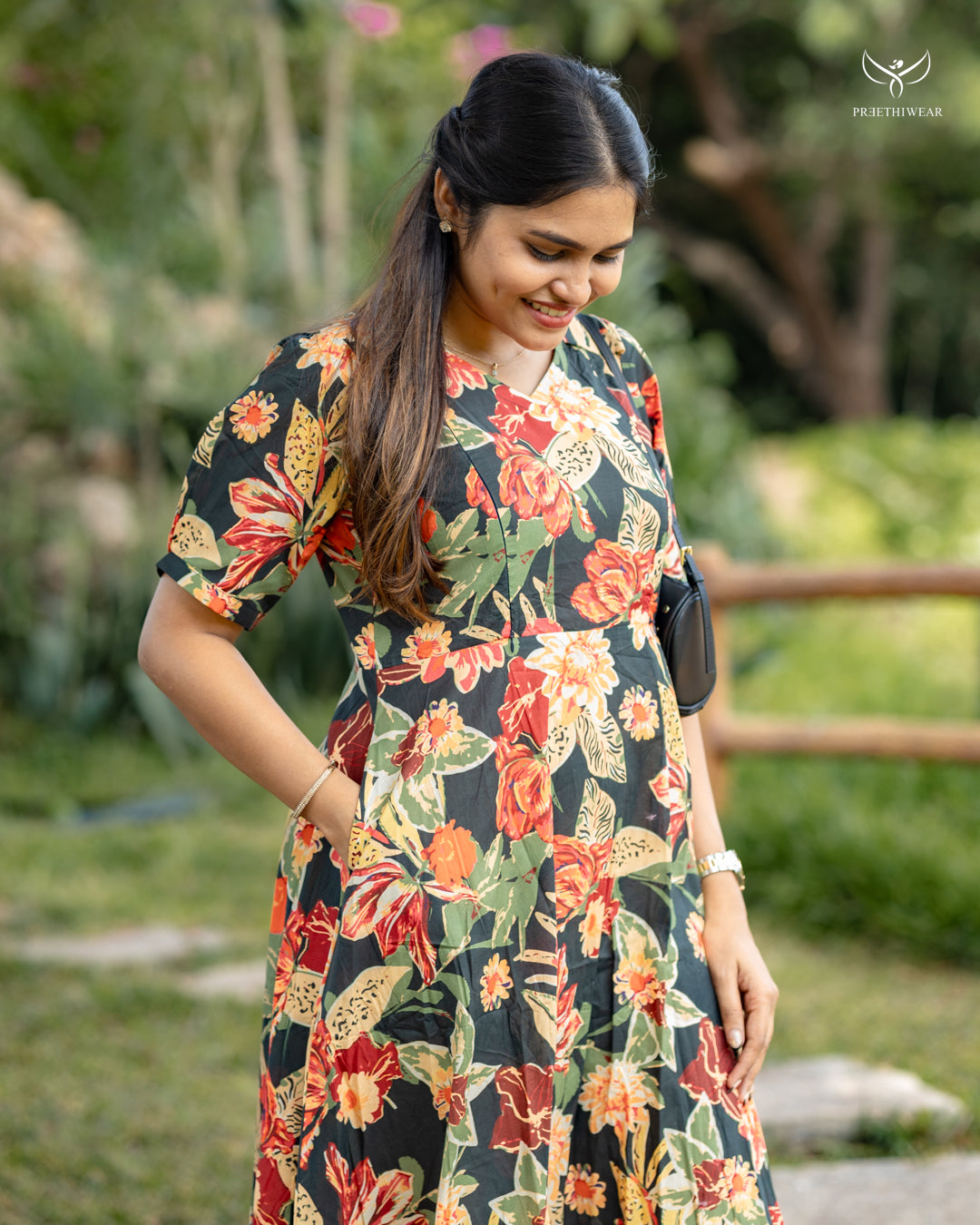 Kiruba3 Maternity Dress